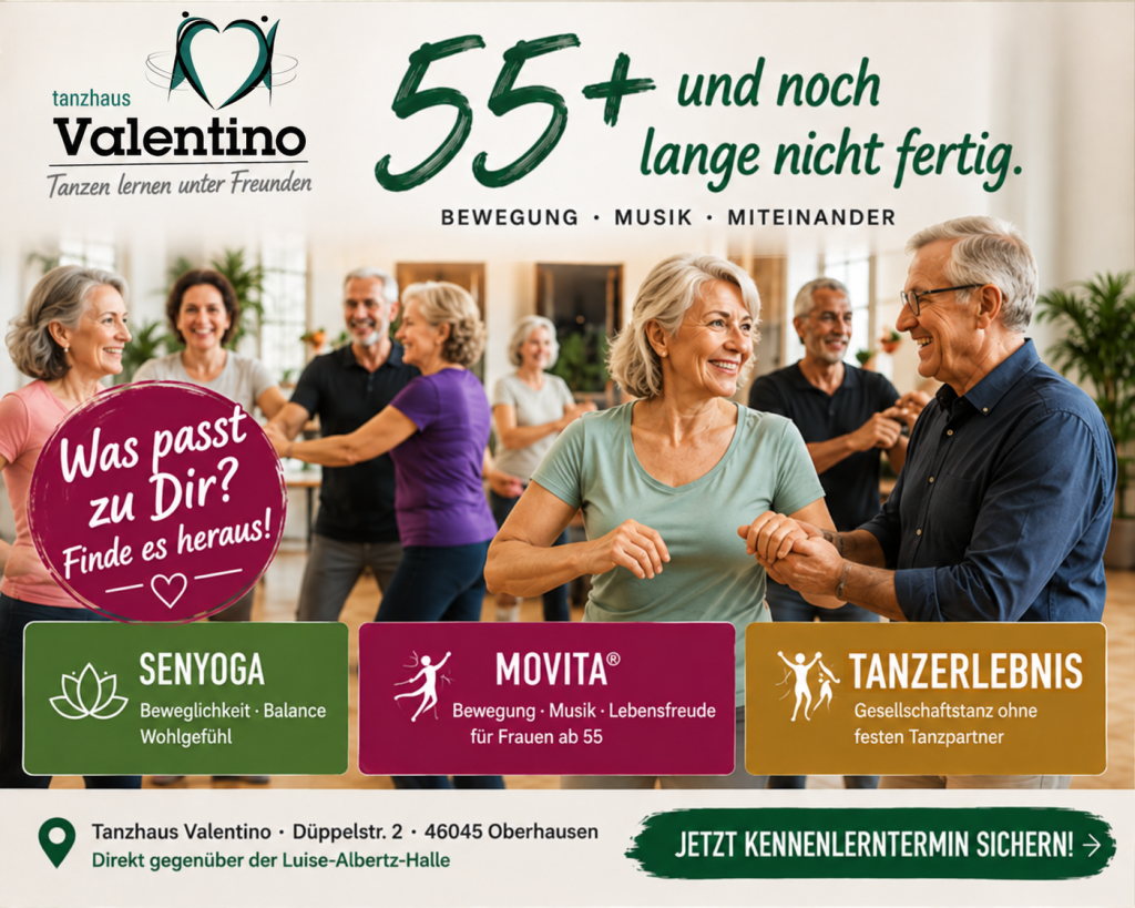 55 Plus - Entspannung - Vitalität - Tanzen